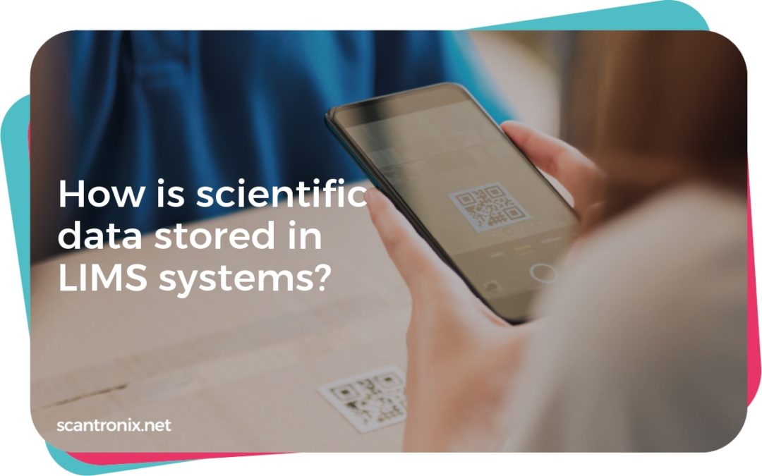 How is scientific data stored in LIMS systems?
